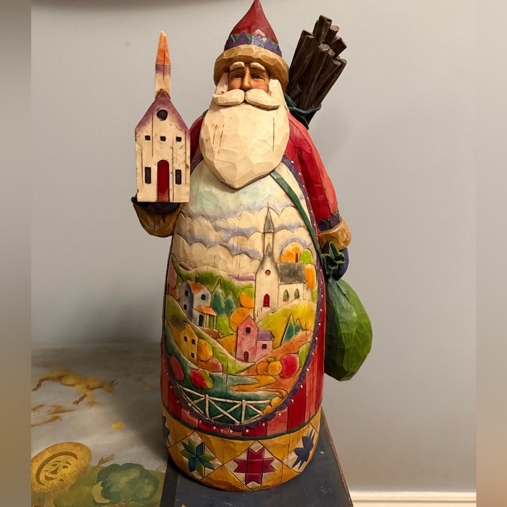 Jim Shore Heartwood Creek “God’s Blessings are Forever” 118433 Santa